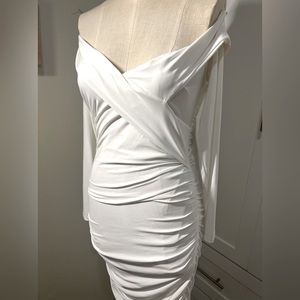 Midi Dress, color Ivory